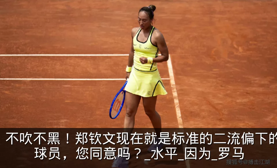 不吹不黑！郑钦文现在就是标准的二流偏下的球员，您同意吗？_水平_因为_罗马